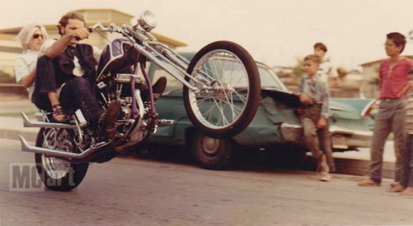 Panhead Wheelie