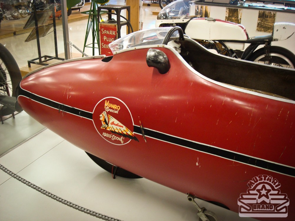 The shell they used for the movie The World's Fastest Indian - It has a Japanese import motor in it. 