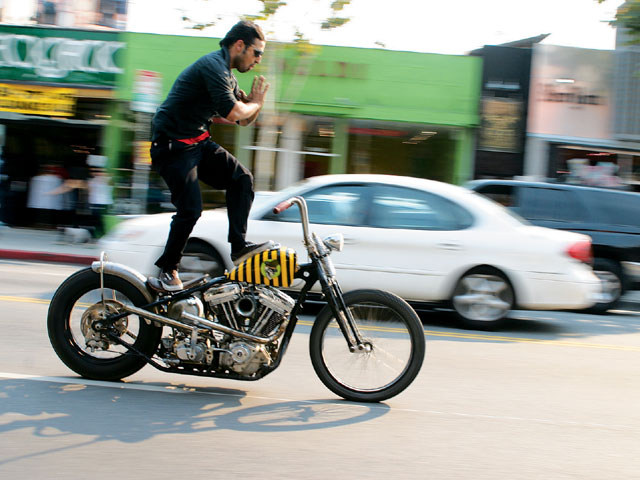 Yaniv Evan is a talented builder in the cross-pollinated world of modern choppers