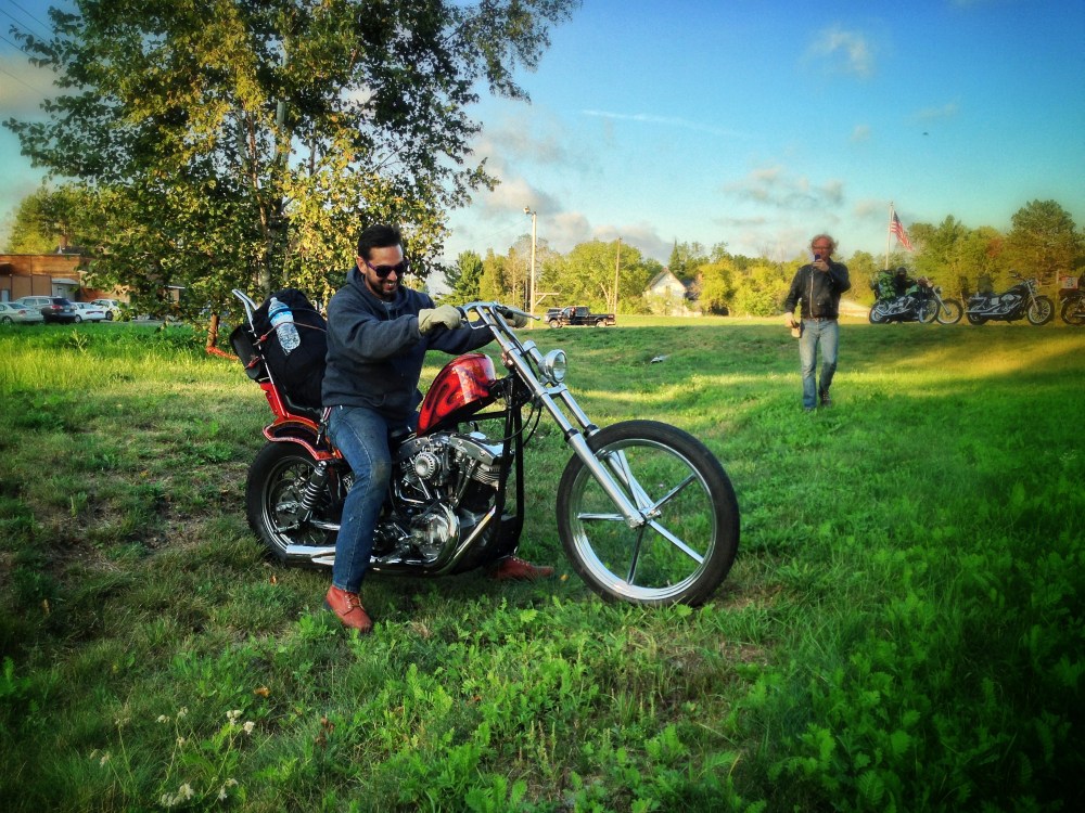 Eric made a gnarly getaway from a dingy strip club in the woods, but got stuck in a ditch