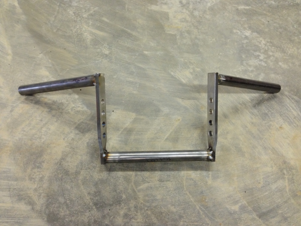 Here they are after being tack welded - next was grinding and then finishing TIG welds. 